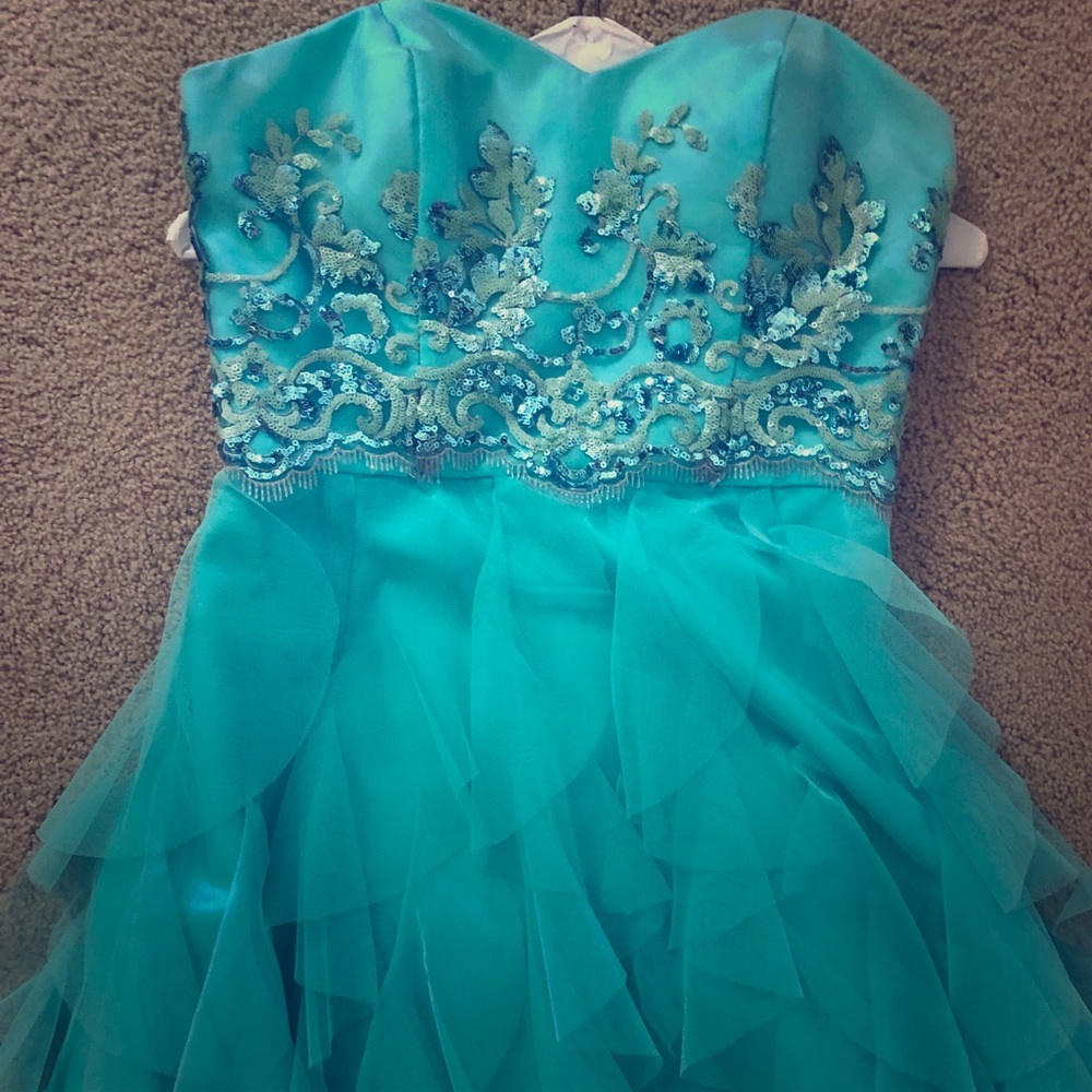 Turquoise Short Formal Dress